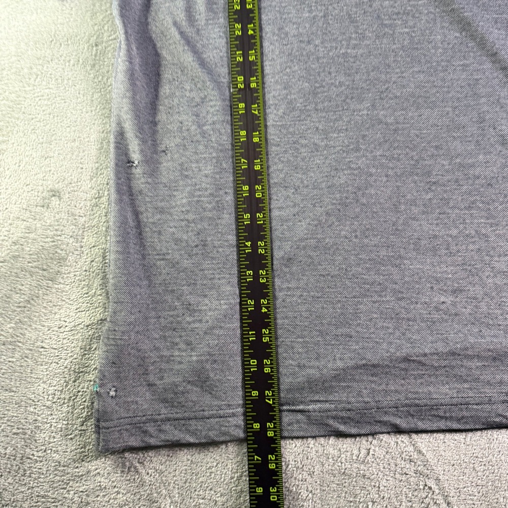 Adidas adiPure Wool Blend Crest Logo Polo Shirt Mens L Gray Cohasset Golf Club - Picture 12 of 15